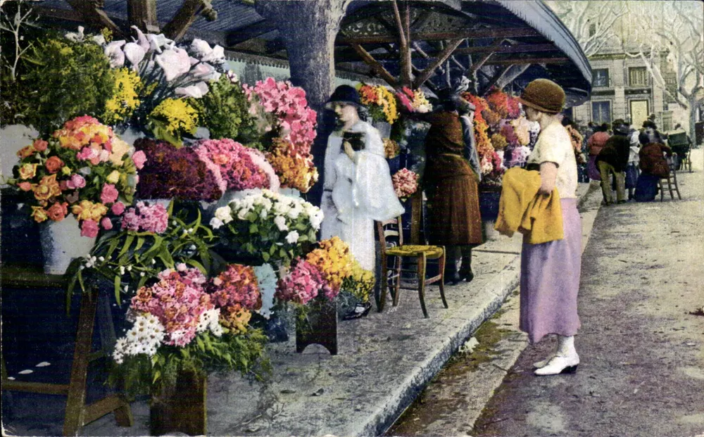 Cannes — A Feira de Flores — Lévy & Neurdein, Paris - Frente
