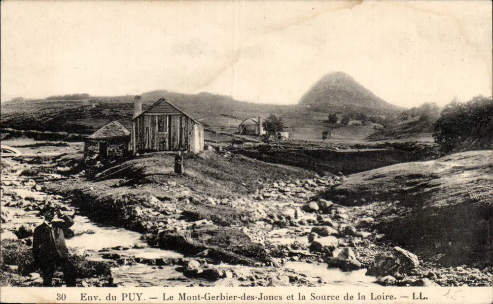 Ausblick auf PUY — Mont Gerbier-des-Joncs und die Quelle der Loire — LL. — Nr. 30 - Vorderseite
