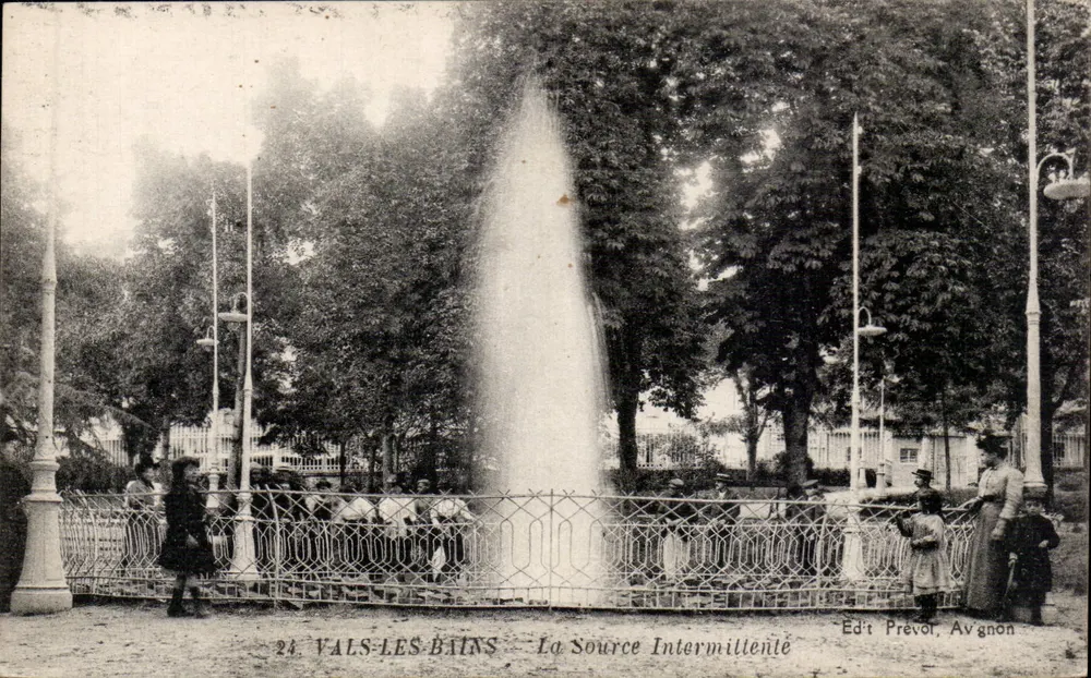 Vals-les-Bains — A Fonte Intermittente — Ed't Prevor, Avignon - Frente