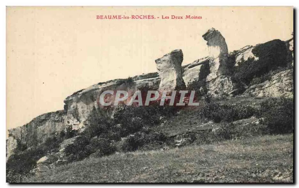 Beaume-les-Roches - Os Dois Monges — editor não identificado, número de série não visível - Frente