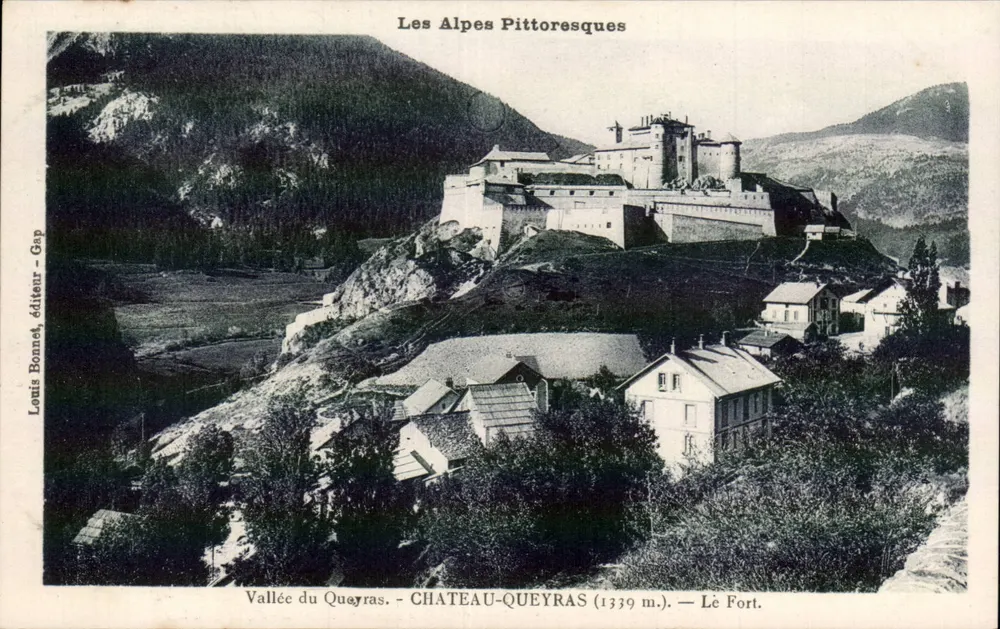 Castelo-Queyras — O Forte — As Alpes Pittorescas — Louis Bonnet, editor - Gap - Frente