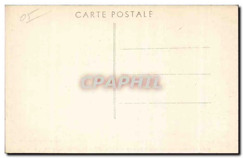 Das Dorf Casset — Von Lautaret nach Briançon — MONÉTIER — E. R. — Nr. 1085 - Rückseite