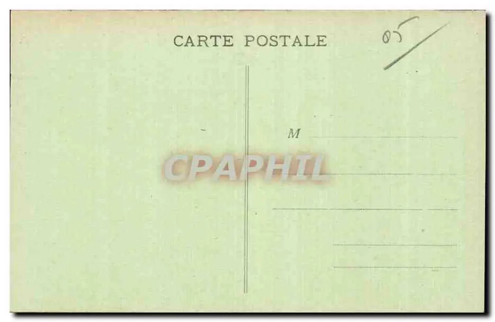 Vale do Queyras — A Casa do Rei e a Estrada de Louis XIII — editor desconhecido, n° 1304 - Verso