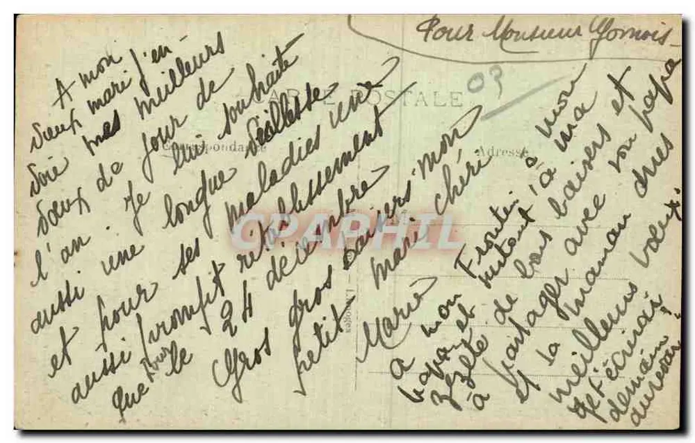 Zwei Kinder — Abreise in die Stadt — Le Bourbonnais, n°6385 - Rückseite