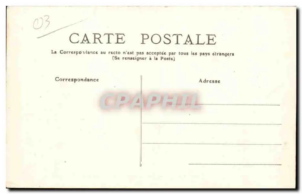 Montluçon — Stare zamki i kaserny — Librairie F. Pointud. Montluçon - Rewers