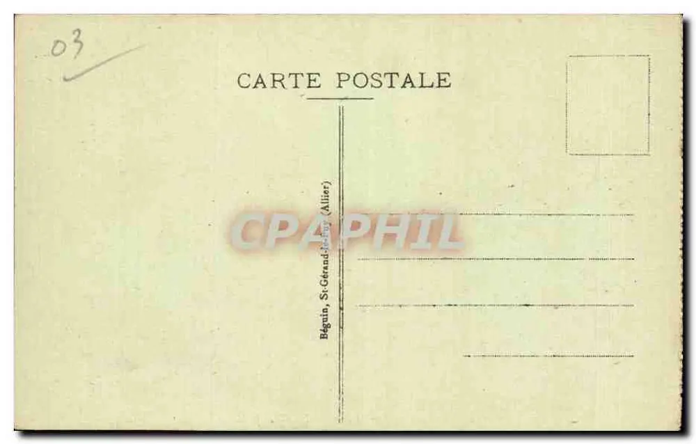 Vichy - Sobre o Parque - Os Grandes Hotéis — Ideal, n° 510 - Verso