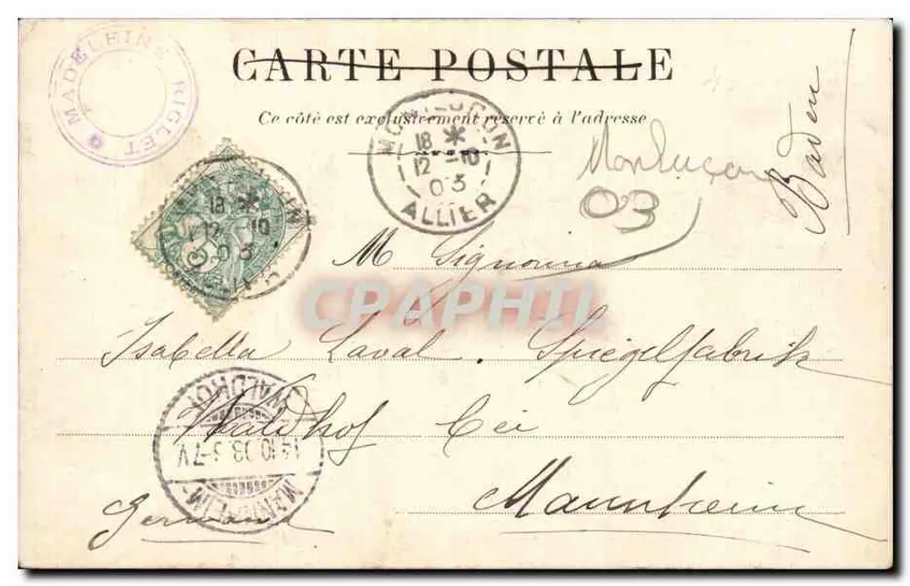 Pilgerreise nach Saint-Mariën (Ansicht der Kapelle) — G. B. Montigon — Verlag RIGET & MADELEINE - Rückseite
