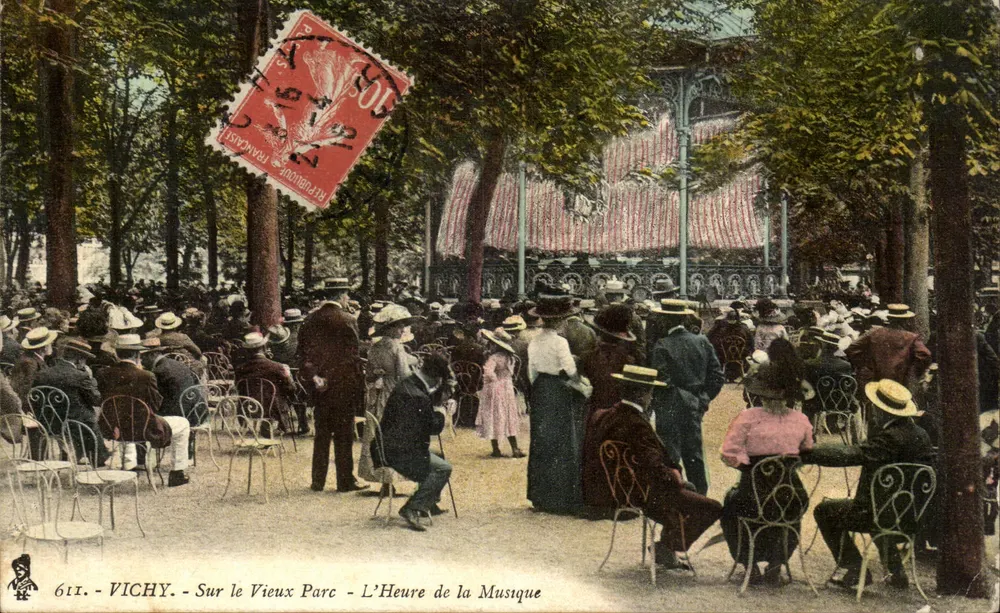 Vichy - Im Alten Park - Die Stunde der Musik — Verlag 61X - Vorderseite