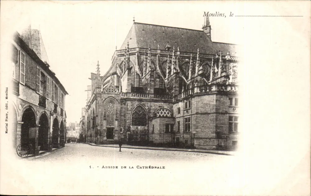 Moulin, a abside da catedral — editor Martial Picos, n°1 - Frente
