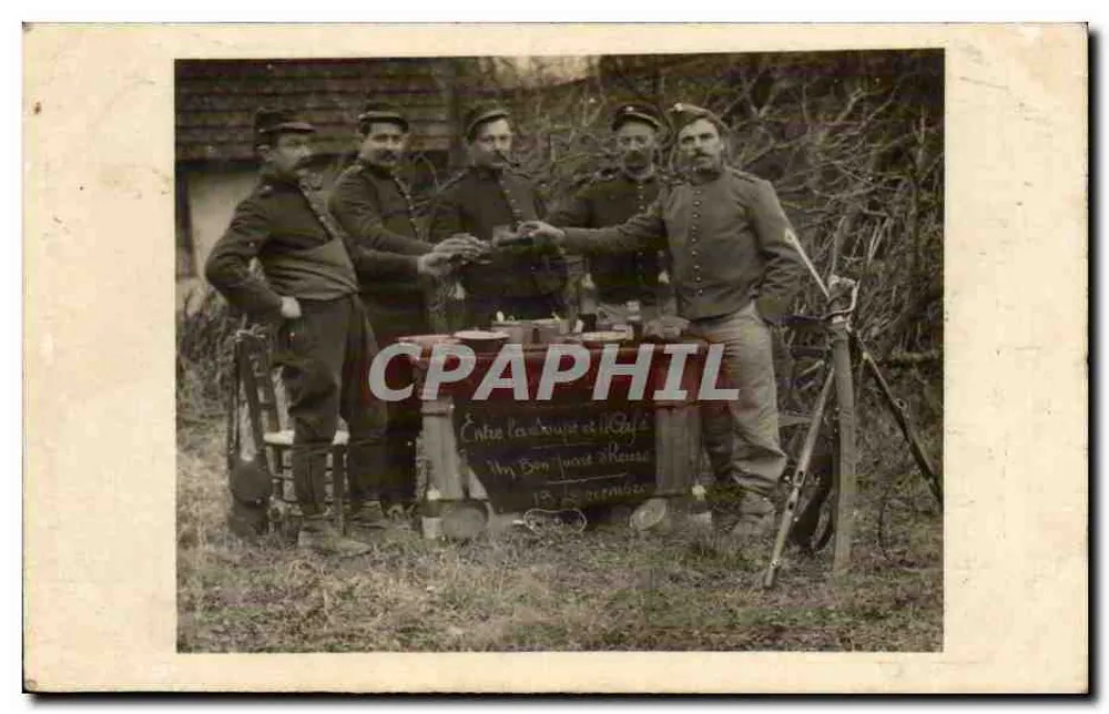Französische Soldaten — Kampagne 1914-1918 — Verlag unbekannt, Seriennummer nicht sichtbar - Vorderseite