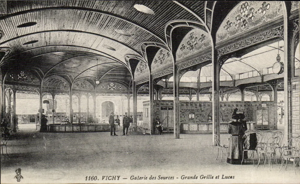 Vichy — Galerie der Quellen — Grande Grille und Lucas - Vorderseite