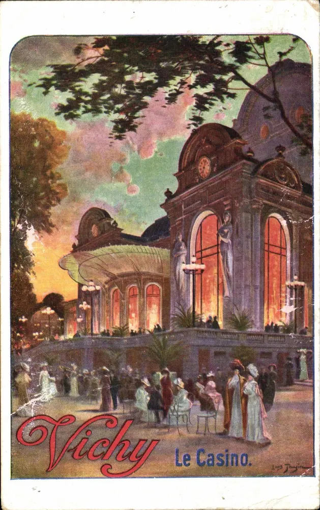 Vichy — Kasyno — wydawca nieznany, nr serii 83 - Awers