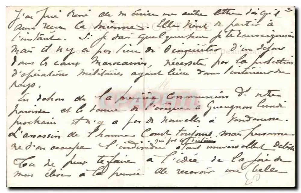Moulins — A Igreja de São Pedro — KD - Verso