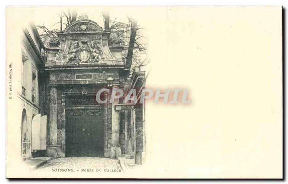 Soissons - Porte do Colégio — R. C. fot. Lambollin, Ill. - Frente