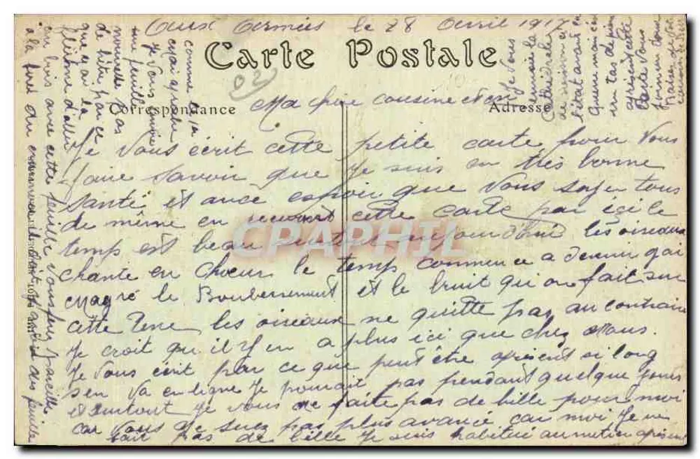 Côro da Catedral — Soissons — G. Laguierre, Soissons - Verso