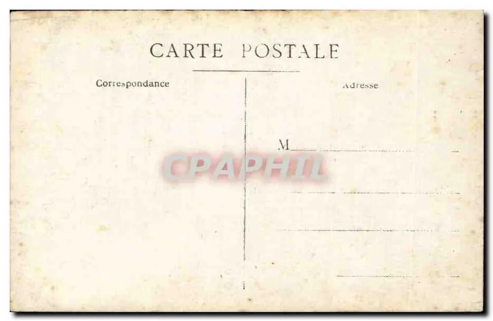 Zwei Soldaten — Frankreich, Zeitraum 1914-1918 — kein Verlag oder Nummer sichtbar - Rückseite