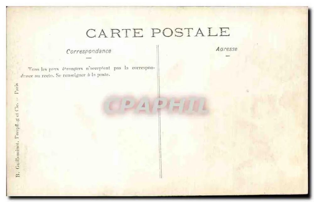Gruppe von Soldaten — Innenraum — B. Guilleminot, Paris - Rückseite