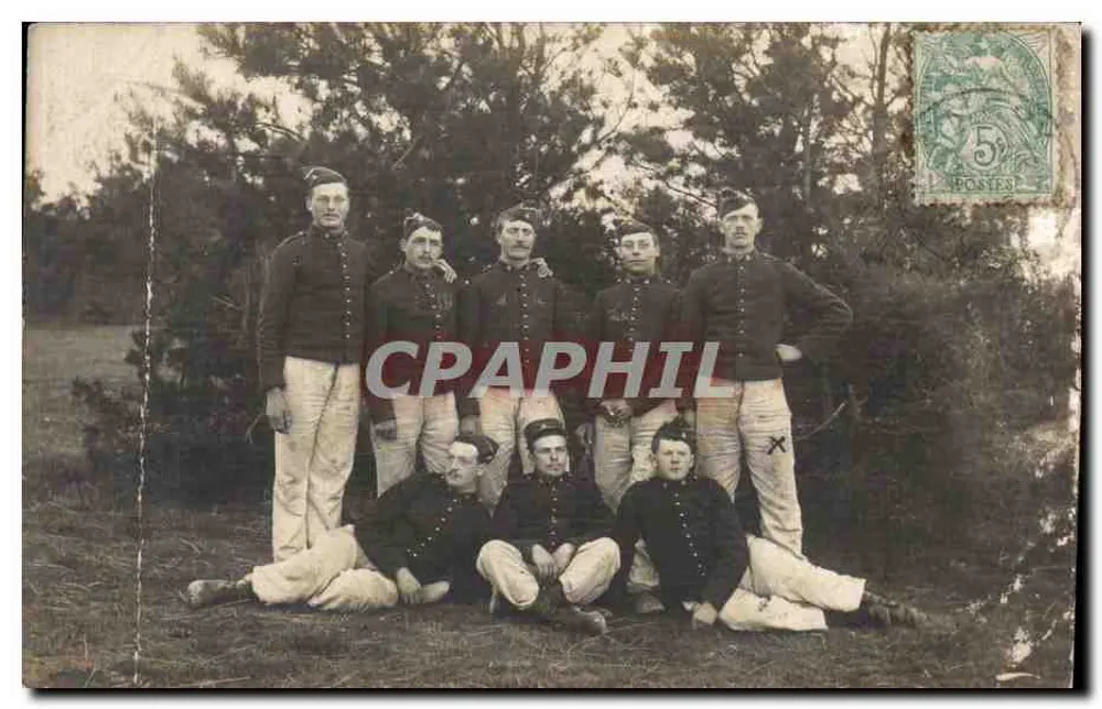 Gruppe von Soldaten — Frankreich — Locart Fotografie - Vorderseite