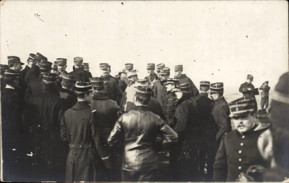 Gruppe Soldaten — Frankreich — Société Lumière, Lyon - Vorderseite