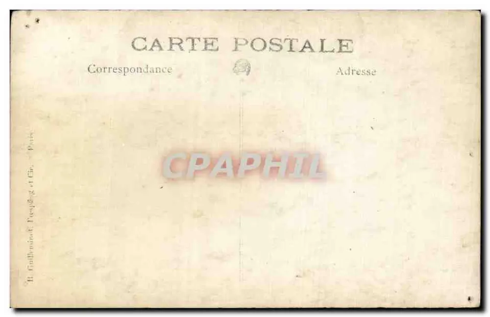 Zwei französische Offiziere — Studio — H. Collignon & Frères, Paris - Rückseite
