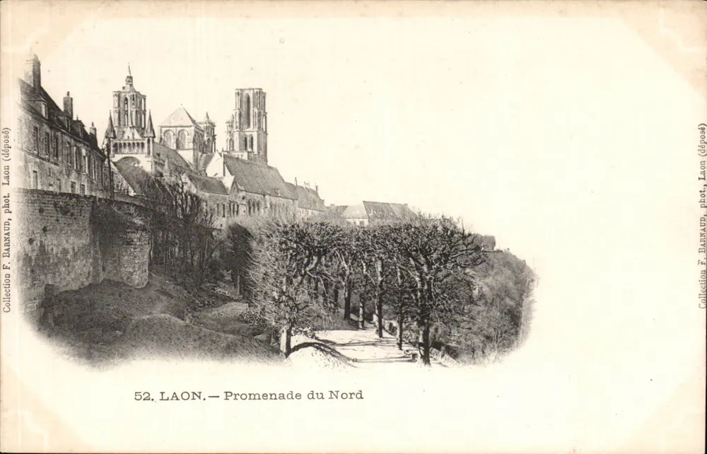 Laon — Promenade du Nord — fot. F. Barnaud - Awers