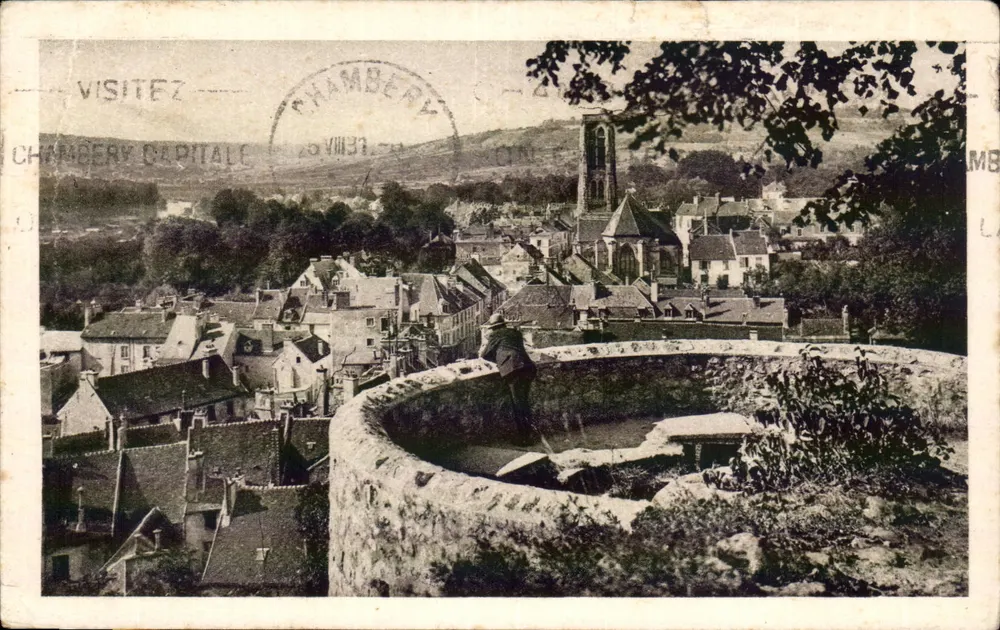 Chambéry — Blick vom Vieux Château — Édition Bourgogne - Vorderseite
