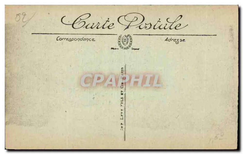 Laffaux — Usina de Açúcar de Pont-Rouge — Azucarera del Puente Rojo — LL. — N° 613 - Verso