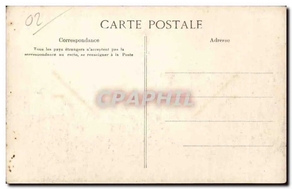 Saint-Quentin — O Palácio de Justiça — A. L. Editeur, n°13 - Verso