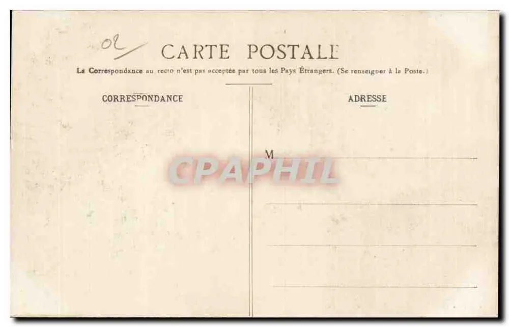 Longpont (Aisne) — Innensicht der Ruinen der Abtei — Imp. Bonney, Nante - Rückseite