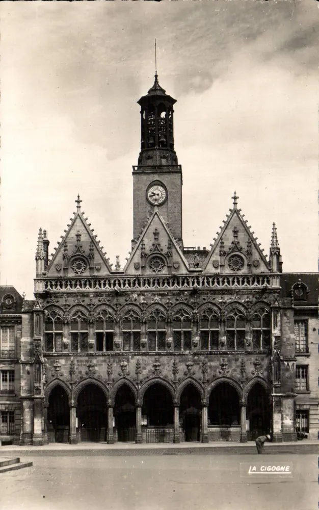Hotel de Ville de Saint-Quentin — editor La Cigogne, n° 02.691.07 - Frente