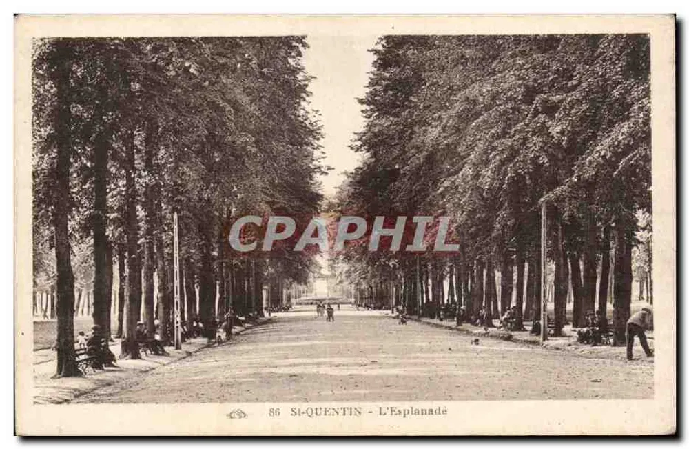 St-Quentin - A Esplanada — 86 — editor não identificado - Frente