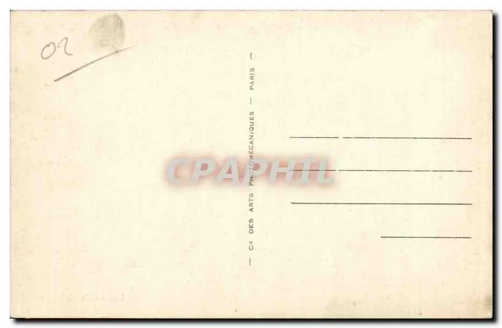 Soissons — As margens do rio Aisne — CI des Arts Photo-Mécaniques, n°73 - Verso