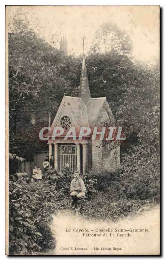 La Capelle - Kapelle Sainte-Grimonie, Patronin von La Capelle — Cliché E. Loiseaux — Lib. Camart-Hugot - Vorderseite