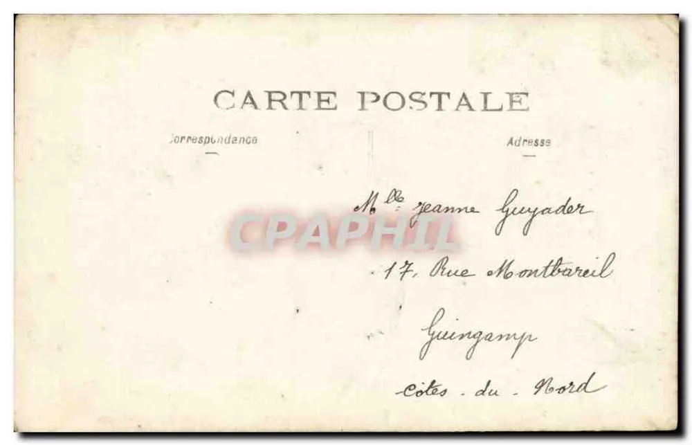 Zwei Soldaten im Uniform — Mai 1915 — Eugène Guyador - Rückseite