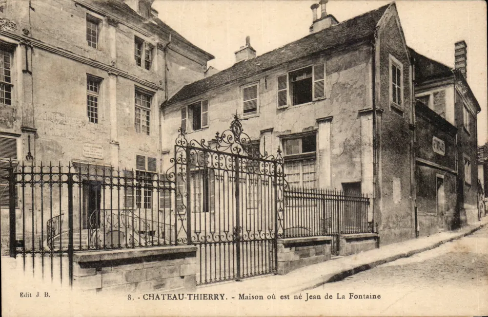 Château-Thierry — Haus, in dem Jean de La Fontaine geboren wurde — Verlag J.B. - Vorderseite