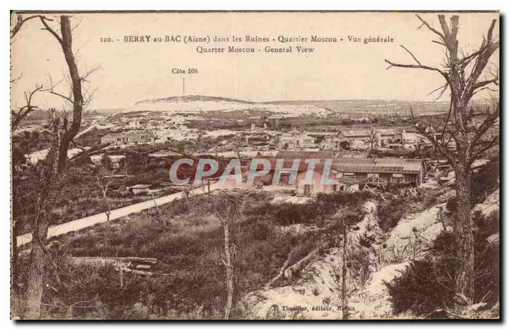 Berry-au-Bac (Aisne) in den Ruinen - Moskauer Viertel - Allgemeiner Blick - Thoillier, Reims - Vorderseite
