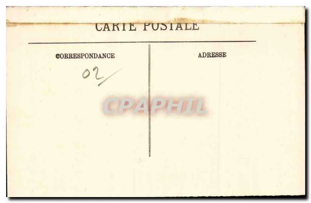 Soissons — As margens do Aisne no Pont Neuf — Paris Dauphin & Labitte - Verso