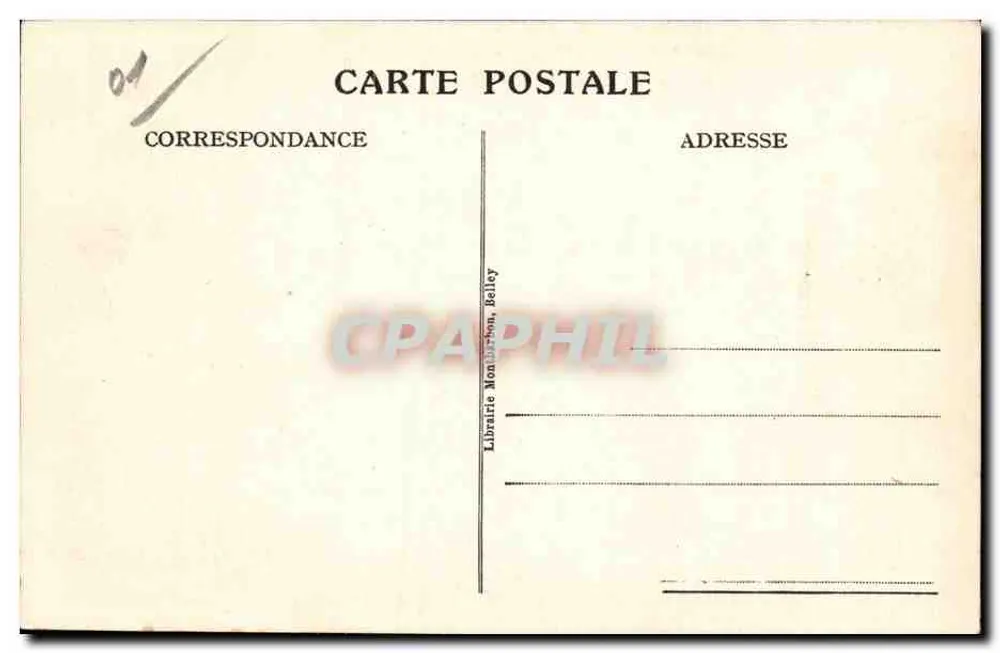 Umgebung von Belley — Route du Grand-Colombier — Librairie Montarbon, Belley - Rückseite