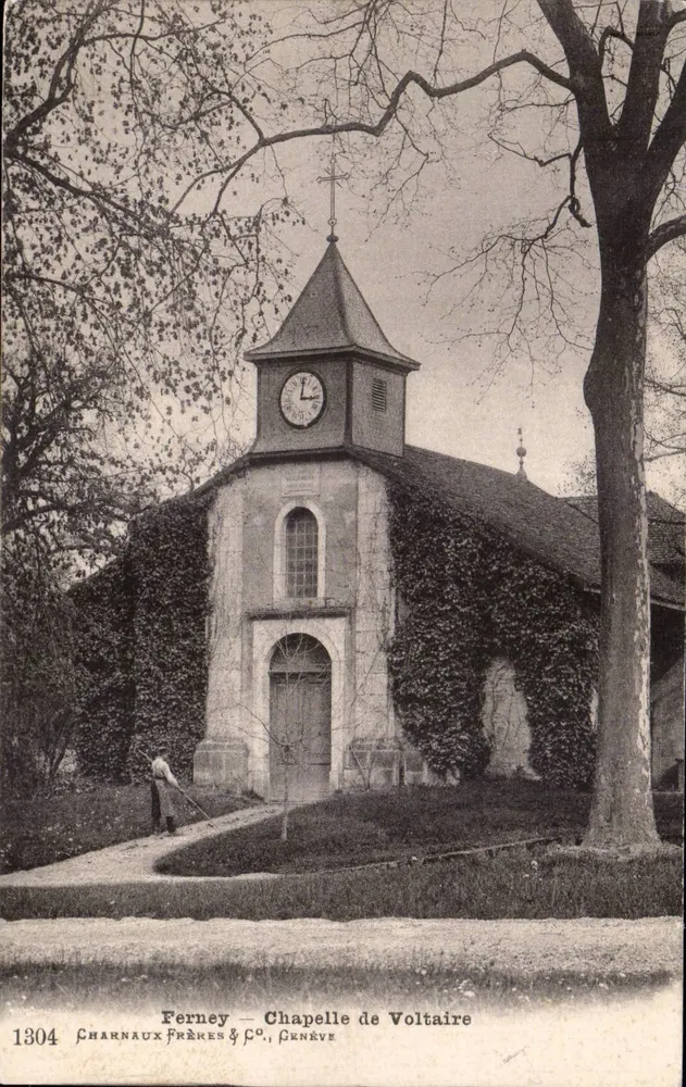 Ferney — Kapel van Voltaire — Charnaux Frères & C°, Genève, n°1304 - Voorkant