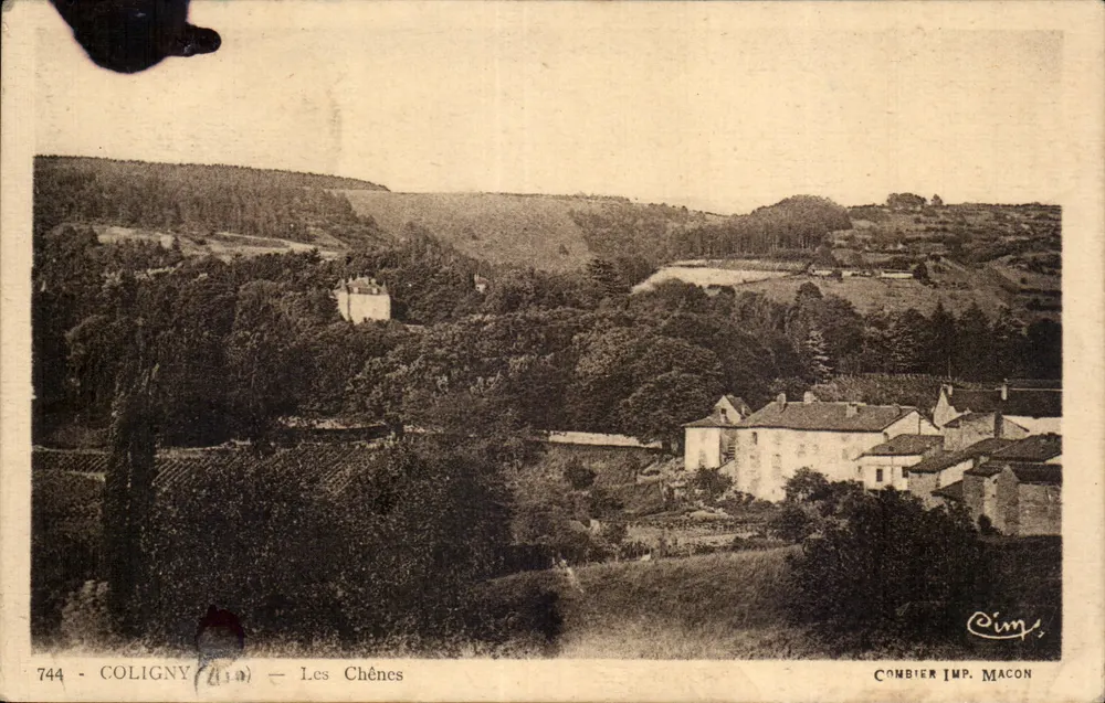 Coligny (Jura) — Os Carvalhos — Combier Imp. Macon - Frente