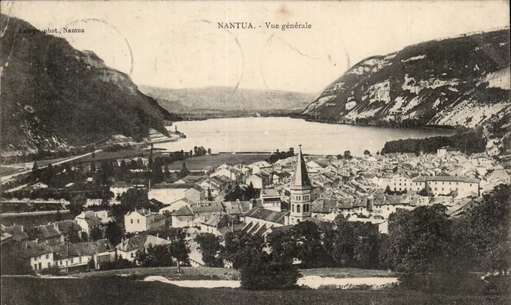 Nantua - Vista geral — Lalège fot., Nantua - Frente