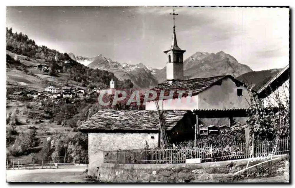 Ste-Foy-Tarentaise (Savoie) — Kapelle Sainte-Barbe und Villaroger — Sammlung Jansol - Vorderseite