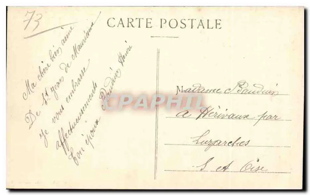 Um St-Jean-de-Maurienne — Die Kapelle von Pontamafrey — Verlag L. J. Pichard, Nr. 463 - Rückseite
