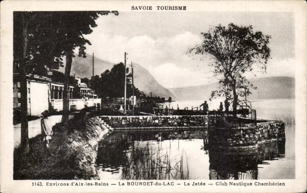 Umgebung von Aix-les-Bains — Le Bourget-du-Lac — Die Mole — Chambérien Segelclub — Savoie Tourismus - Vorderseite