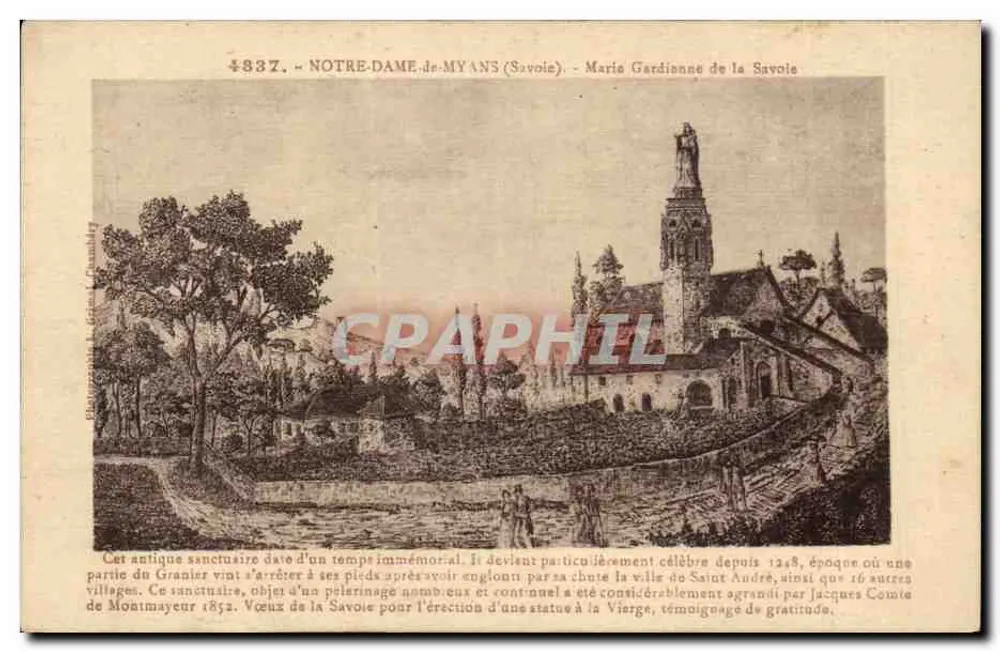 Notre-Dame-de-Myans (Savoie) — Historisches Heiligtum — Verlag: Éditions de la Savoie, Nr. 4837 - Vorderseite