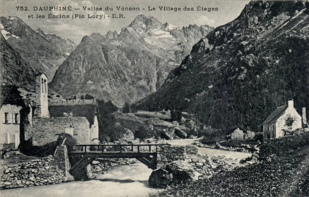 Dauphiné — Tal des Vénéon — Das Dorf Étages (Pic Lory) — E.R. — n°752 - Vorderseite