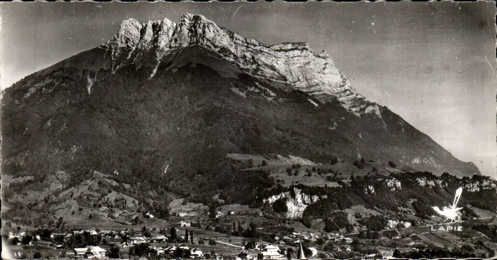 Die Dent d'Arclusaz — im Massiv der Bauges — Verlag LAPIE - Vorderseite