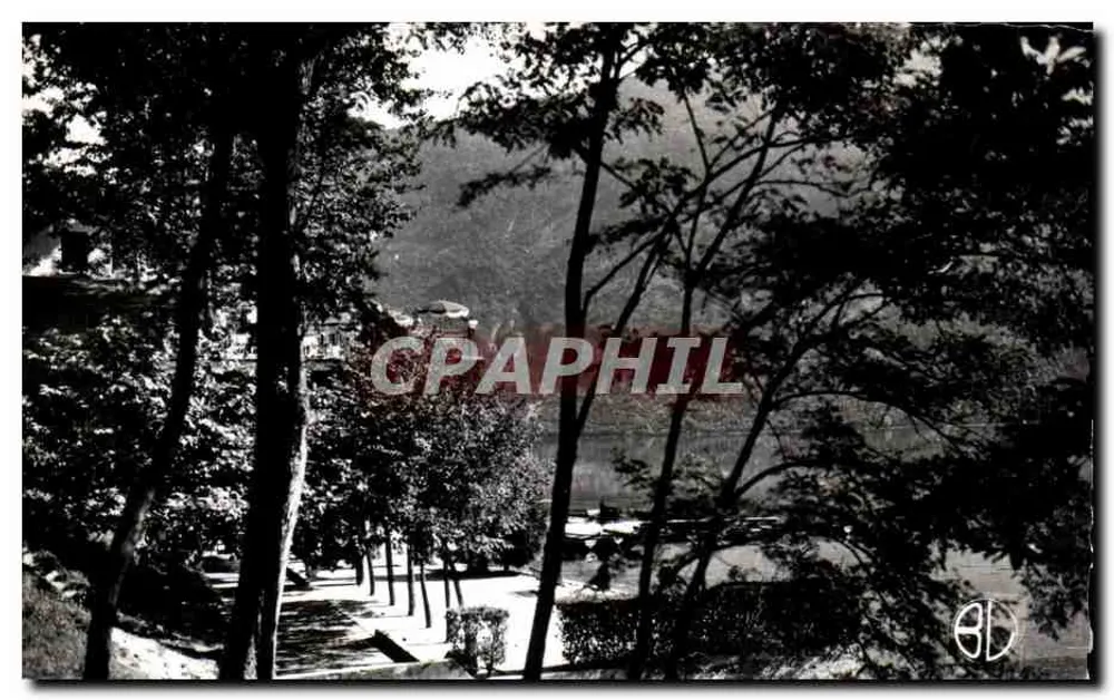 ST ALBAN - de - MONTBEL — Blick auf die Ufer des Sees Aiguebelette — Les Éditions d'Art 'BL', Lagnieu, Ain - Vorderseite
