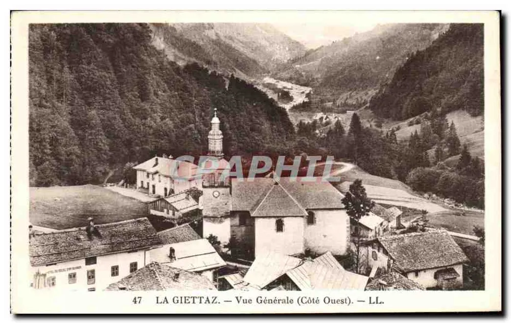 La Giettaz — Vista Geral (Lado Oeste) — LL. - Frente