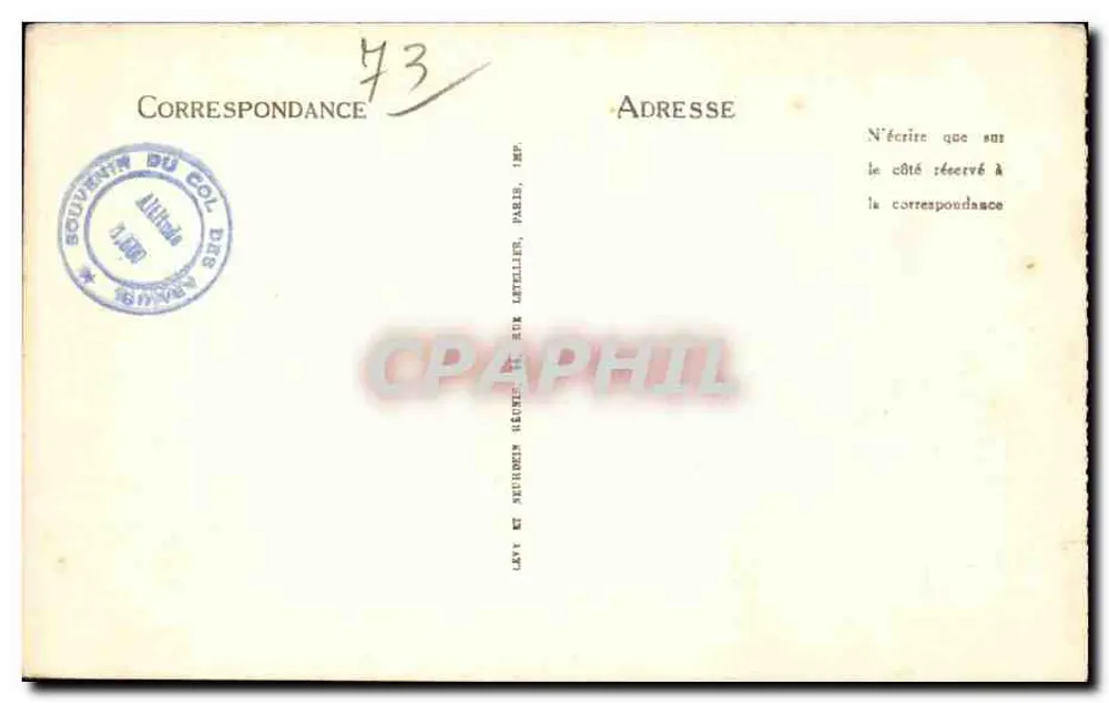 La Giettaz — Vista Geral (Lado Oeste) — LL. - Verso